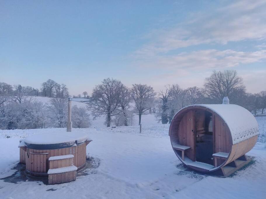 La Bergerie Cosy - Sauna Et Bain Nordique Privatif Villa Saint-Denis-de-Jouhet Exterior photo